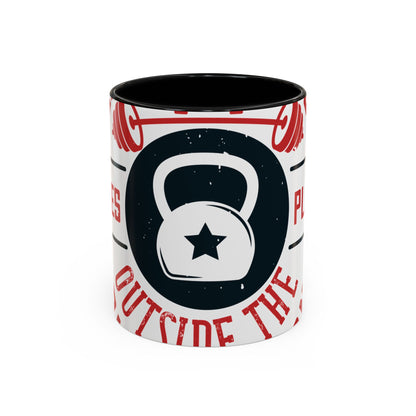 All progress takes place outside the comfort zone-01 — Accent Mug 11/15oz