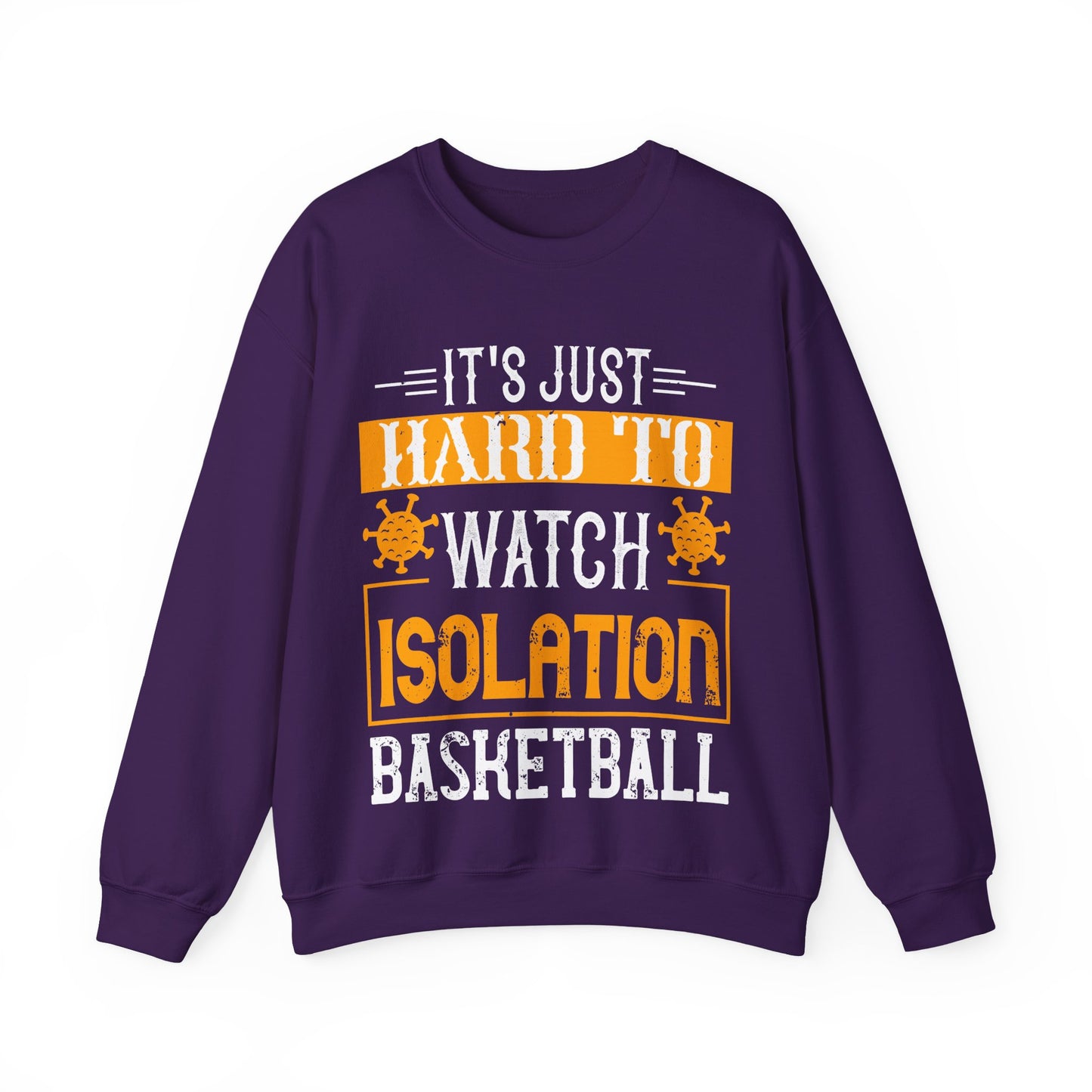 It's just hard to watch isolation basketball-01 — Unisex Heavy Blend Crewneck (G18000)