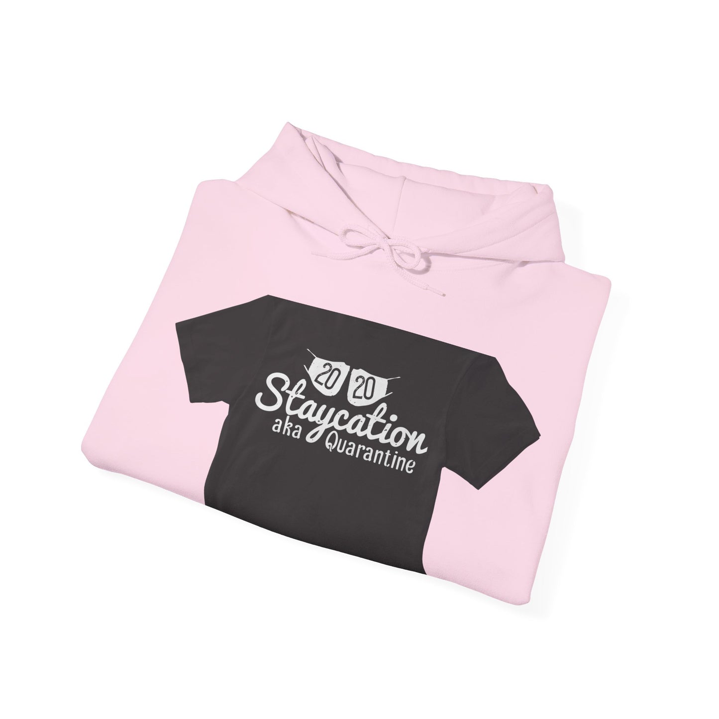 2020 staycation aka quarantine — Unisex Heavy Blend Hoodie (G18500)