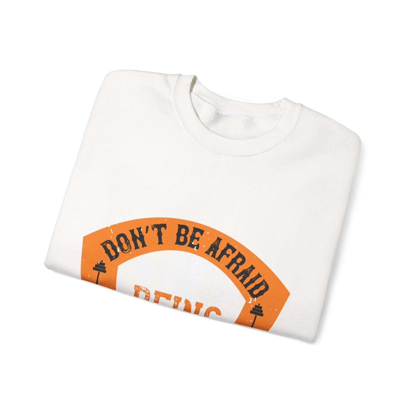 DonΓÇÖt be afraid of being a beginner-01 — Unisex Heavy Blend Crewneck (G18000)