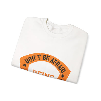 DonΓÇÖt be afraid of being a beginner-01 — Unisex Heavy Blend Crewneck (G18000)