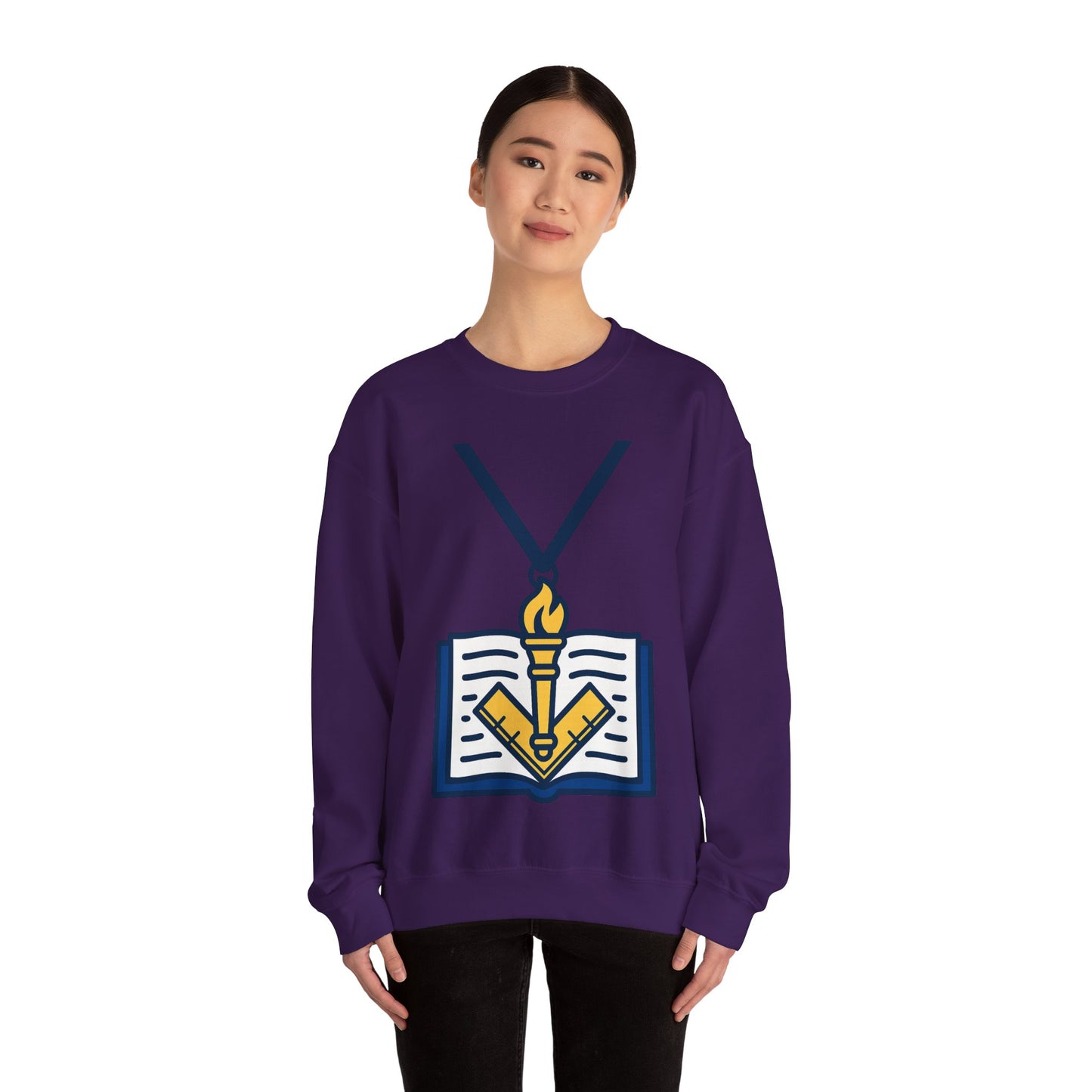 Education Officer - Lecturer - Instructor — Unisex Heavy Blend Crewneck (G18000)