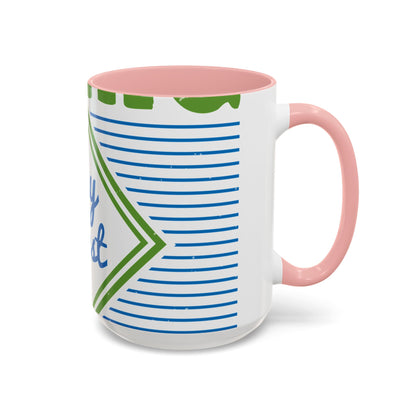 living my best quarantine-01 — Accent Mug 11/15oz