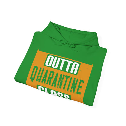 straight outta quarantine class of 2020-01 — Unisex Heavy Blend Hoodie (G18500)