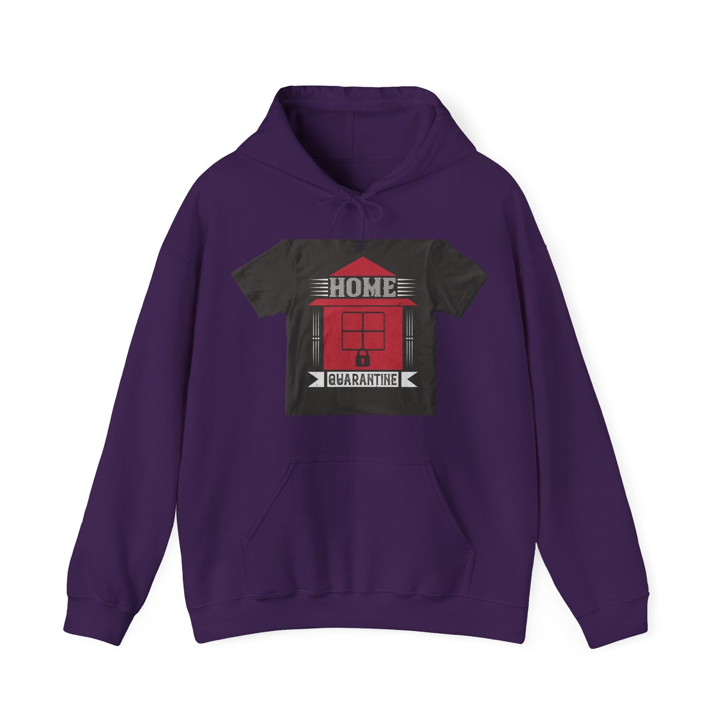 home quarantine — Unisex Heavy Blend Hoodie (G18500)