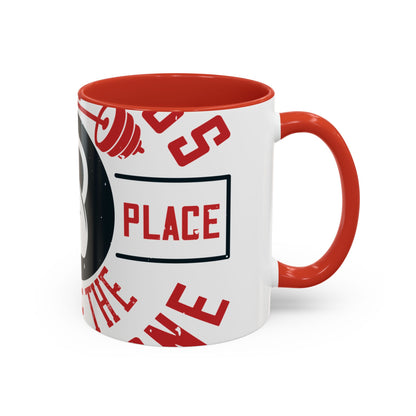 All progress takes place outside the comfort zone-01 — Accent Mug 11/15oz