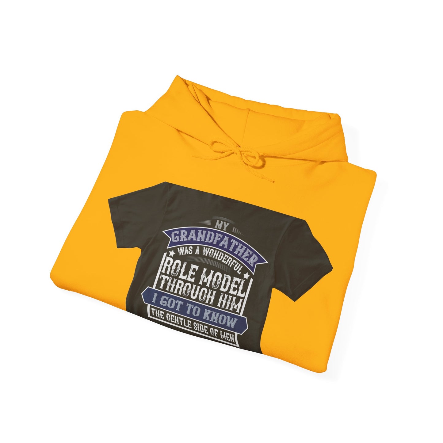 My grandfather was a wonderful role model-02 — Unisex Heavy Blend Hoodie (G18500)