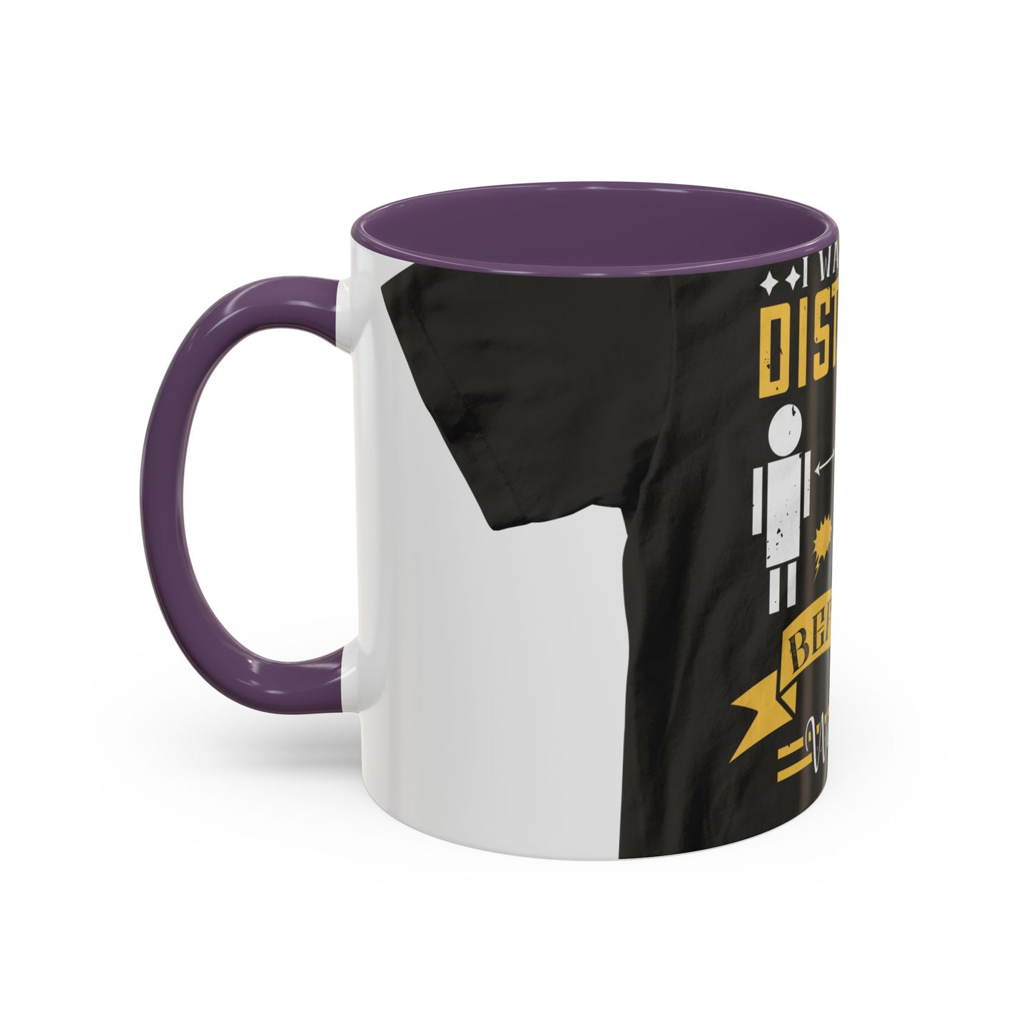 I was social distancing before it was coo — Accent Mug 11/15oz