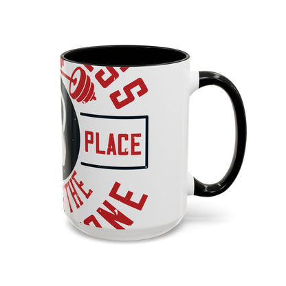 All progress takes place outside the comfort zone-01 — Accent Mug 11/15oz