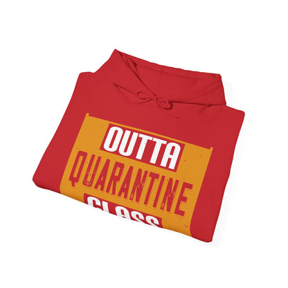 straight outta quarantine class of 2020-01 — Unisex Heavy Blend Hoodie (G18500)