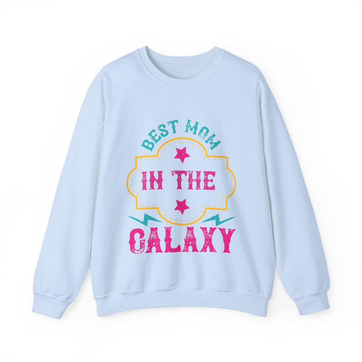 best mom in the galaxy-01 — Unisex Heavy Blend Crewneck (G18000)