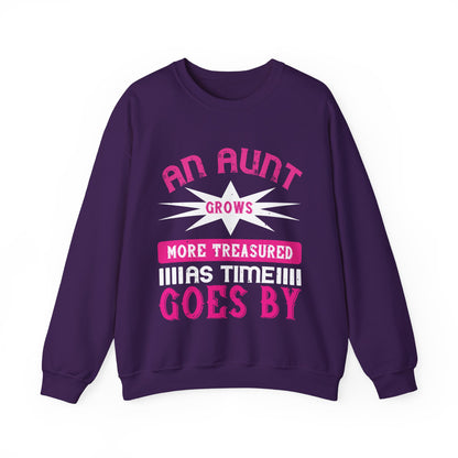 An aunt grows more treasured as time goes by-01 — Unisex Heavy Blend Crewneck (G18000)