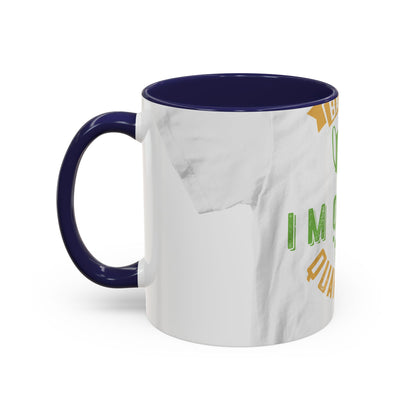 back off i'm on self quarantine — Accent Mug 11/15oz
