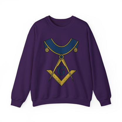 square and compass — Unisex Heavy Blend Crewneck (G18000)