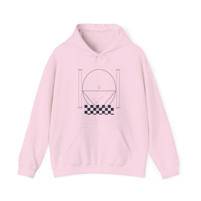 Masonic_Pillars_Crest_5400 — Unisex Heavy Blend Hoodie (G18500)