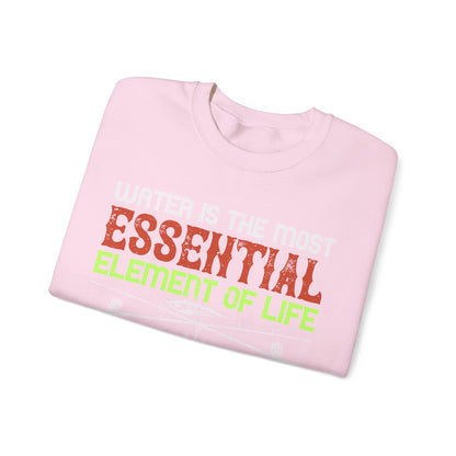 WATER IS THE MOST ESSENTIAL-01 — Unisex Heavy Blend Crewneck (G18000)
