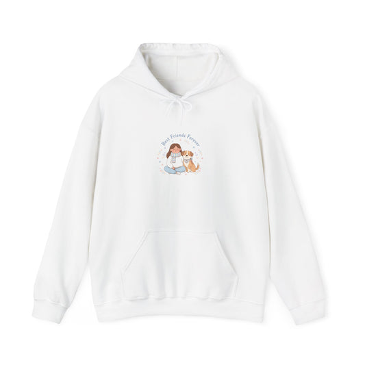 Pet Mom Illustration Hoodie | pet owner matching, paw print design