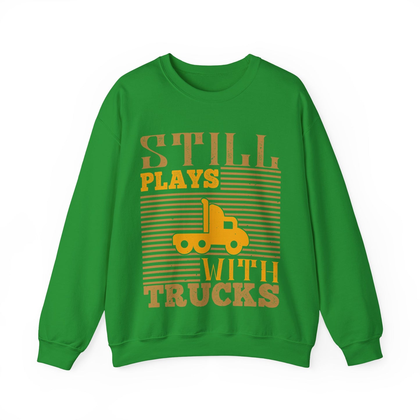 Still Plays With Trucks (2) — Unisex Heavy Blend Crewneck (G18000)