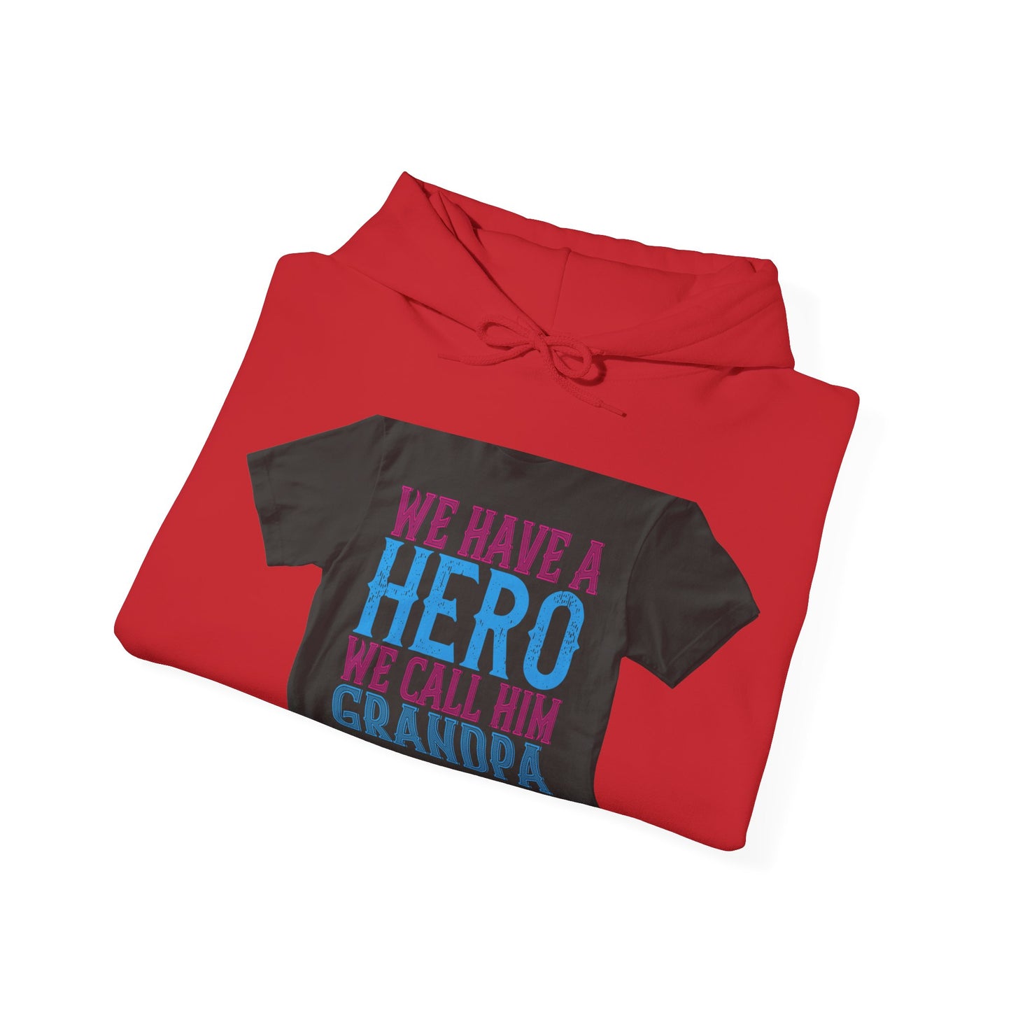 We have a hero, we call him grandpa-02 — Unisex Heavy Blend Hoodie (G18500)