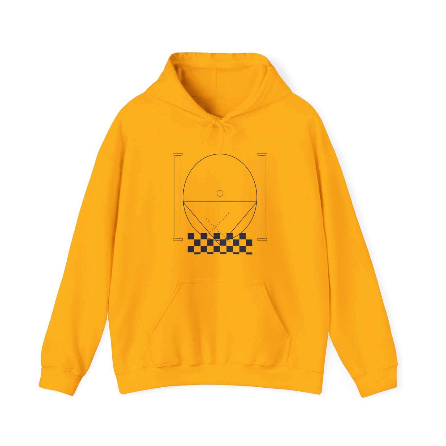Masonic_Pillars_Crest_5400 — Unisex Heavy Blend Hoodie (G18500)