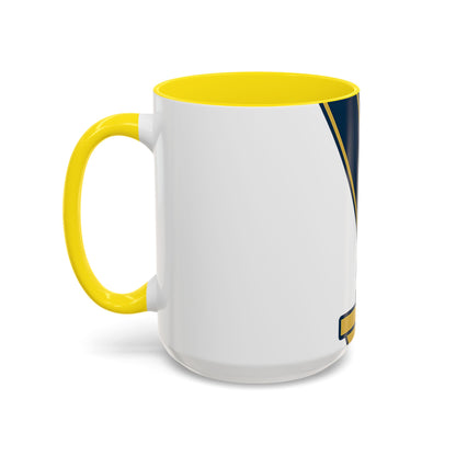 Junior Warden JW-- the plumb — Accent Mug 11/15oz