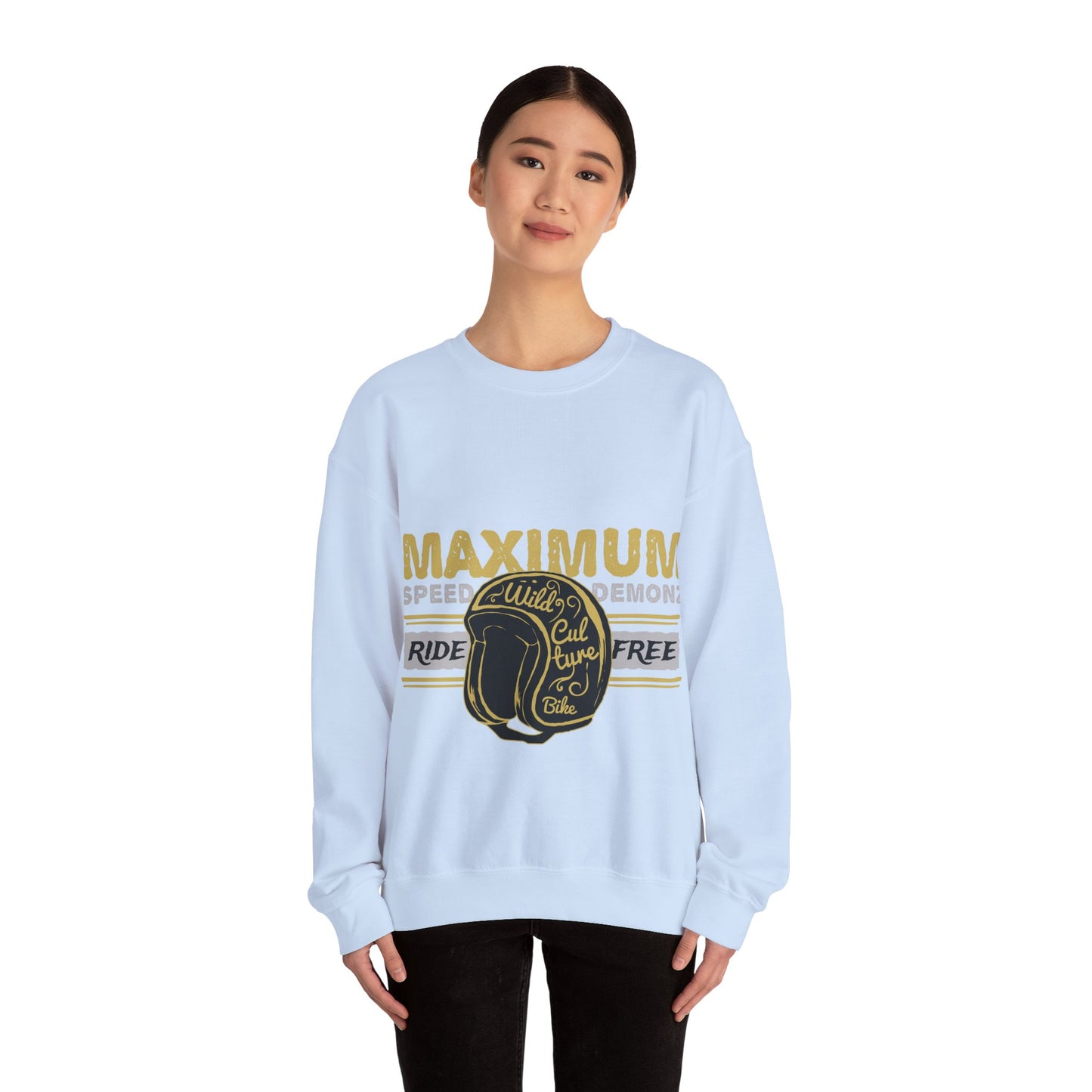 Motorcycle 2 (69) — Unisex Heavy Blend Crewneck (G18000)