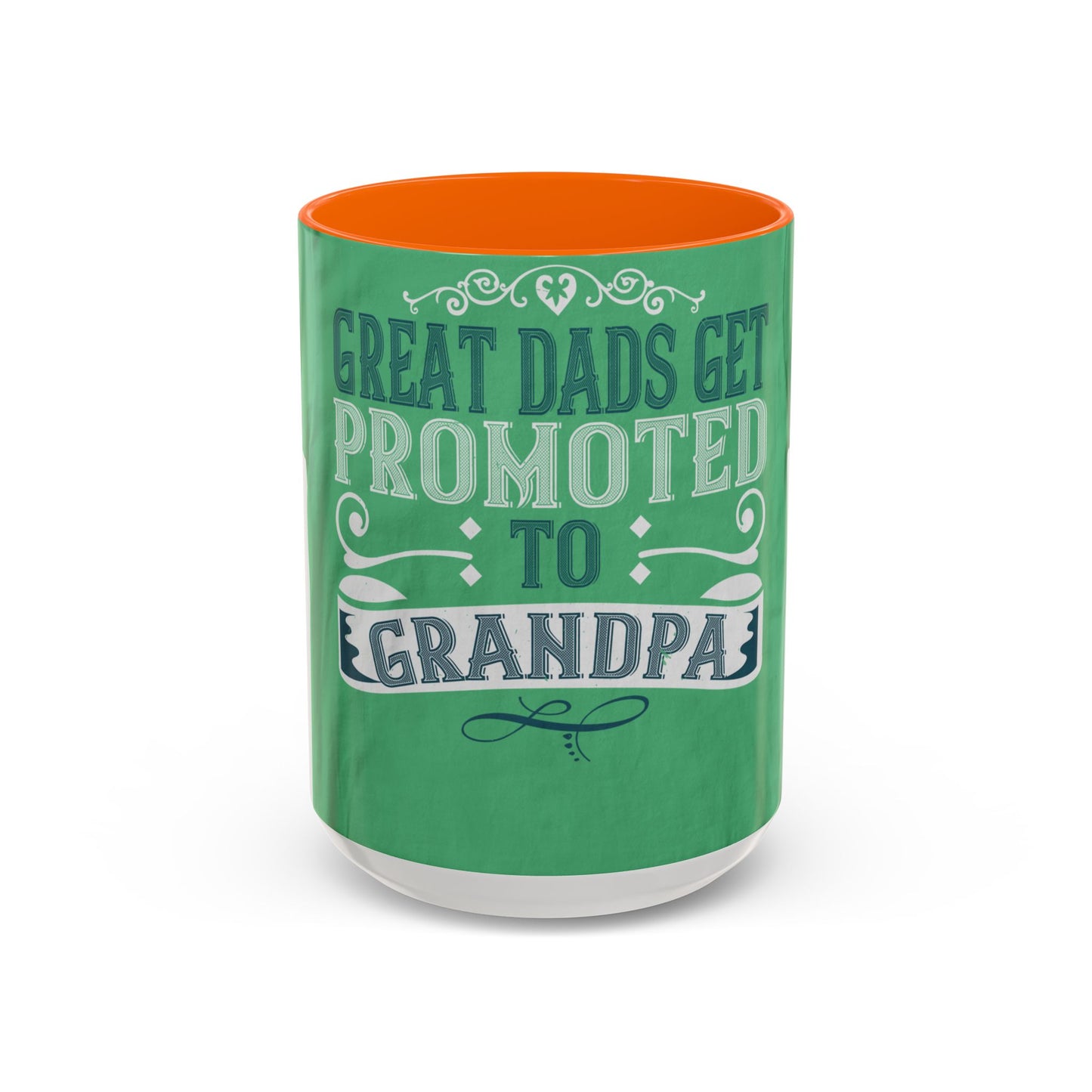 Great dads get promoted to grandpa-02 — Accent Mug 11/15oz