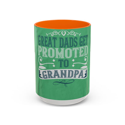 Great dads get promoted to grandpa-02 — Accent Mug 11/15oz