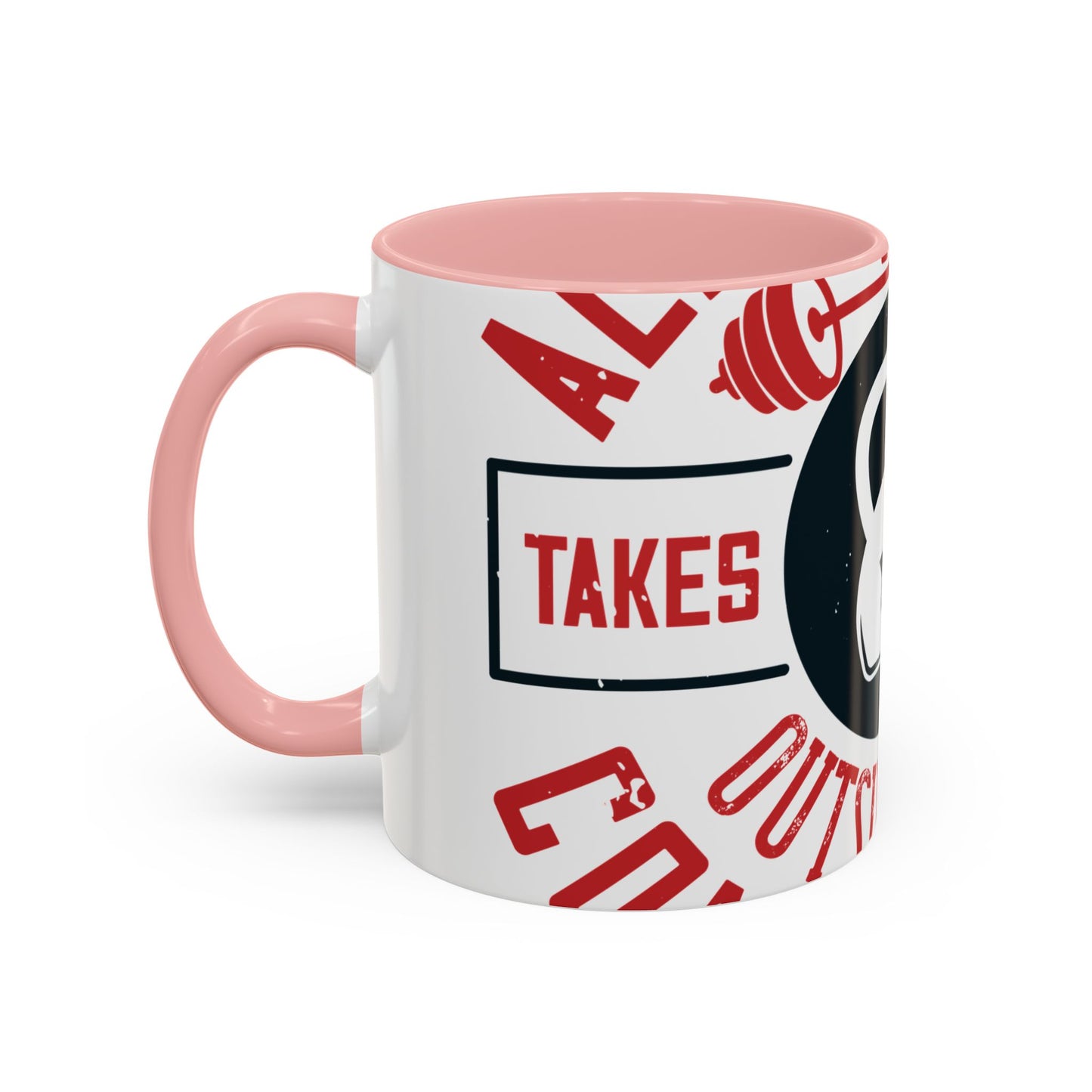 All progress takes place outside the comfort zone-01 — Accent Mug 11/15oz