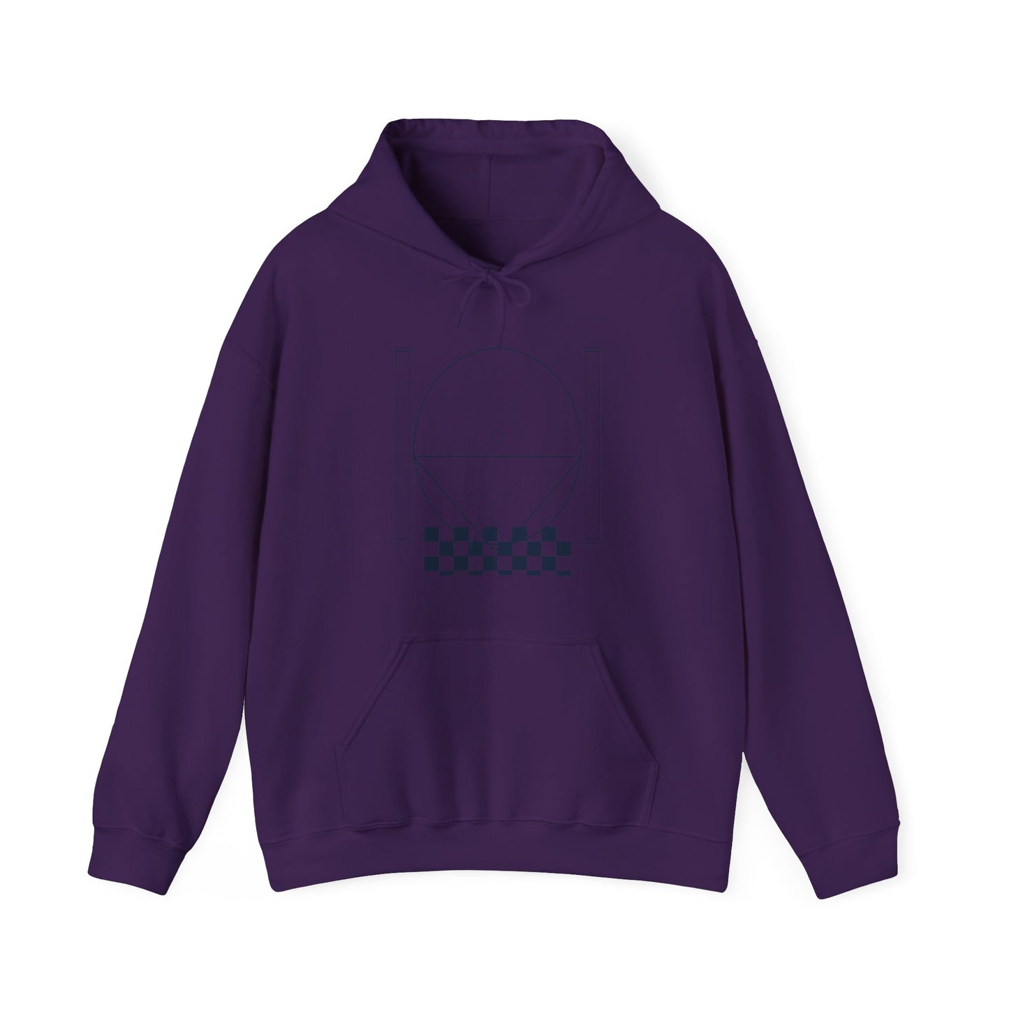 Masonic_Pillars_Crest_5400 — Unisex Heavy Blend Hoodie (G18500)
