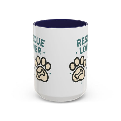 Rescue Lover Coffee Mug, Pet Owner Gift, Animal Rescue Merchandise, Dog Lover Cup, Rescue Pet Appreciation