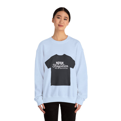 2020 staycation aka quarantine — Unisex Heavy Blend Crewneck (G18000)