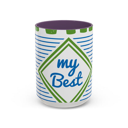 living my best quarantine-01 — Accent Mug 11/15oz