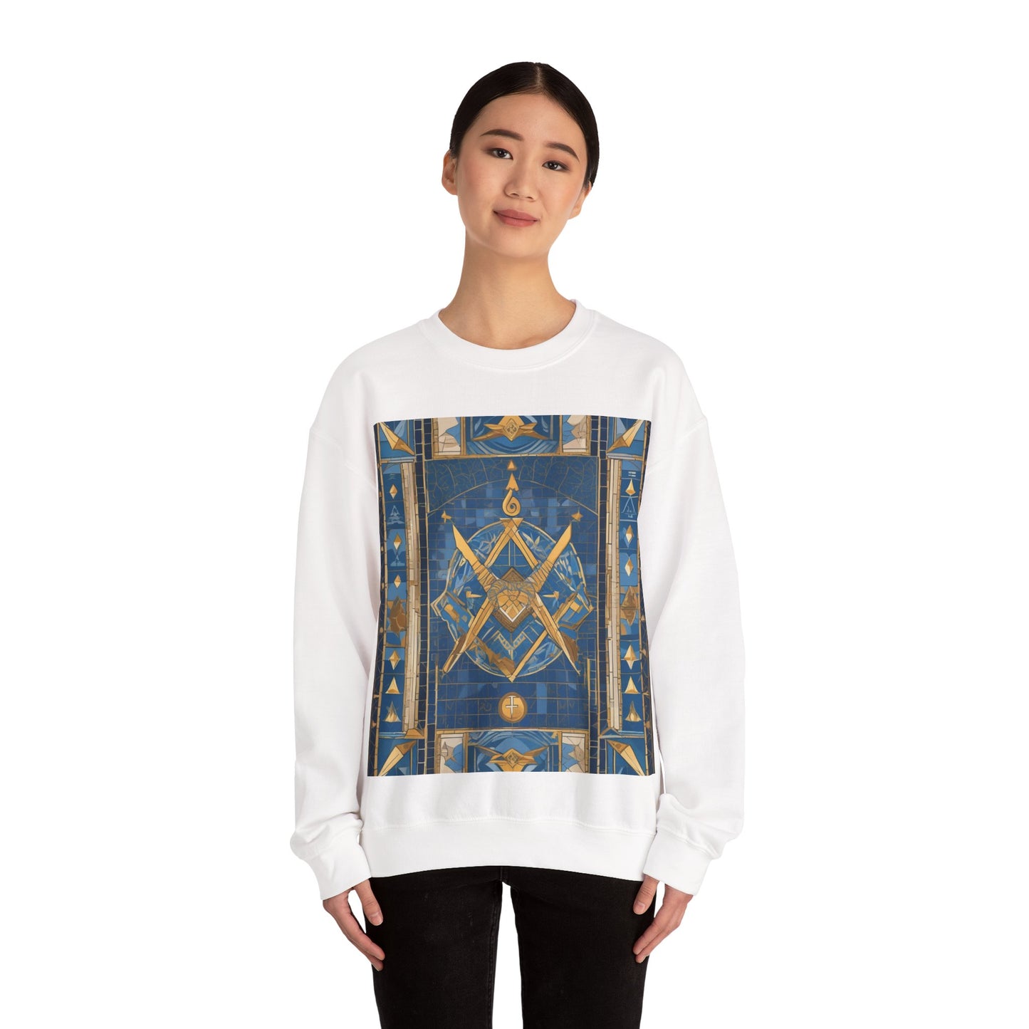 masonic_00035.png — Unisex Heavy Blend Crewneck (G18000)