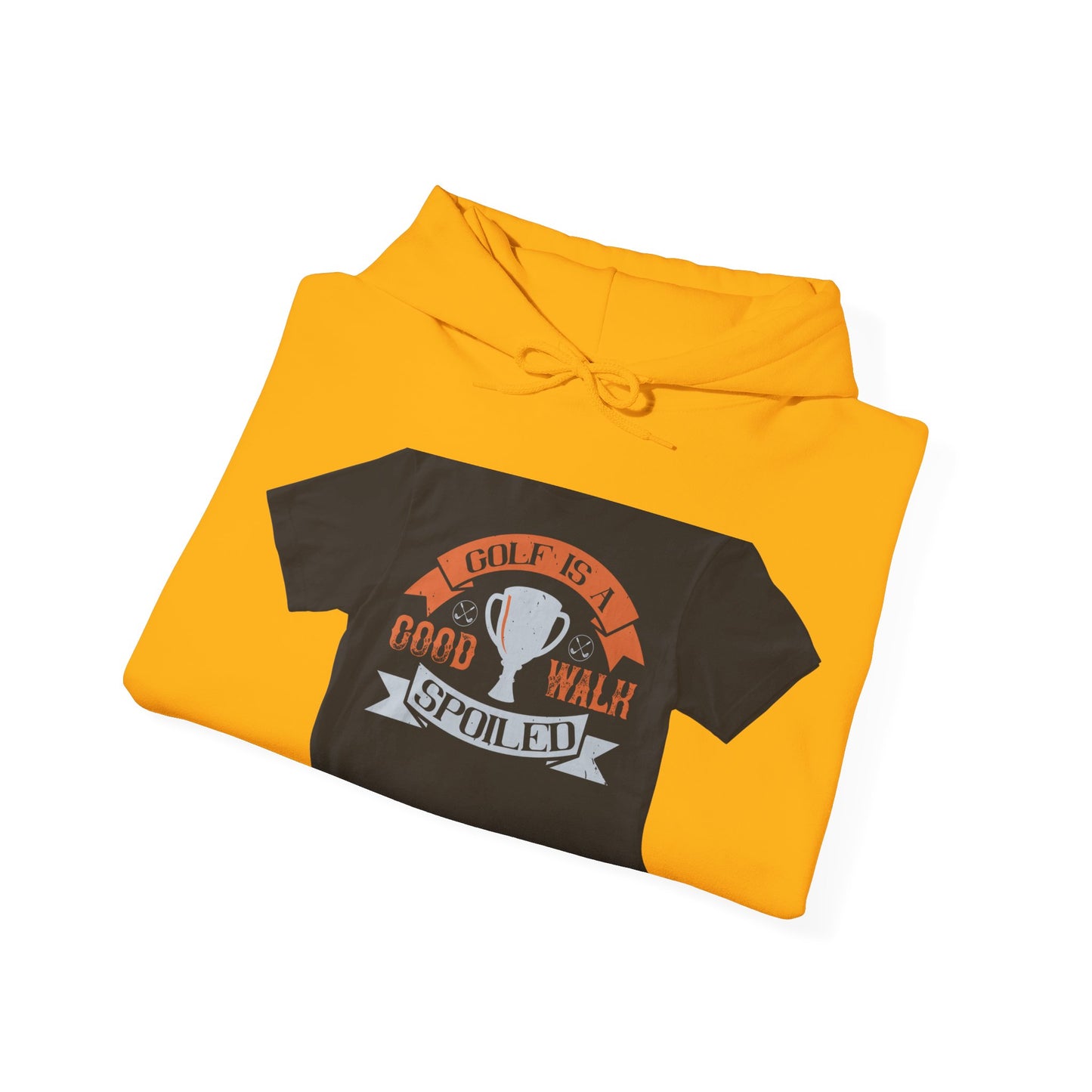 Golf is a good walk spoiled — Unisex Heavy Blend Hoodie (G18500)