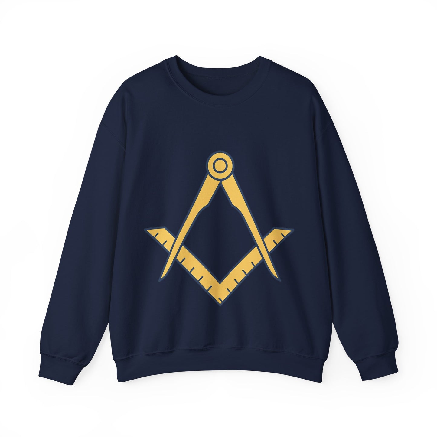 Plain Square and compass — Unisex Heavy Blend Crewneck (G18000)