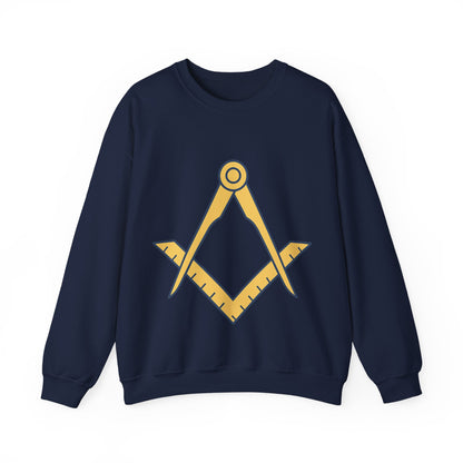 Plain Square and compass — Unisex Heavy Blend Crewneck (G18000)