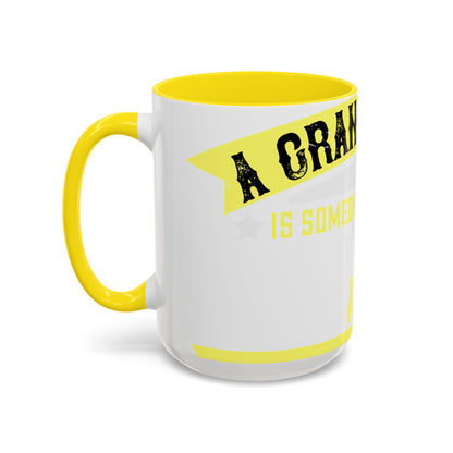 A grandfather is someone with silver-01 — Accent Mug 11/15oz