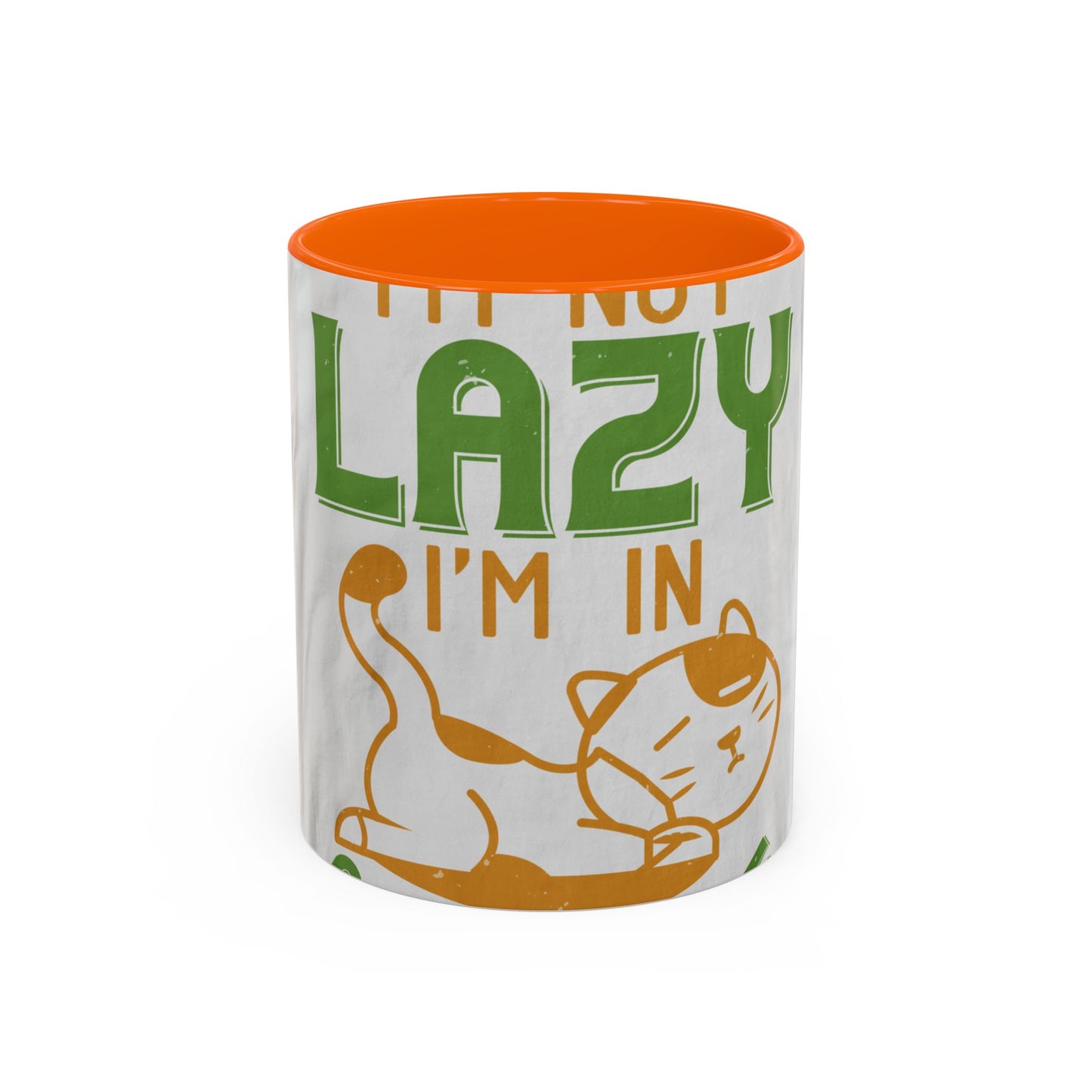 iΓÇÖm not lazy iΓÇÖm in quarantine — Accent Mug 11/15oz