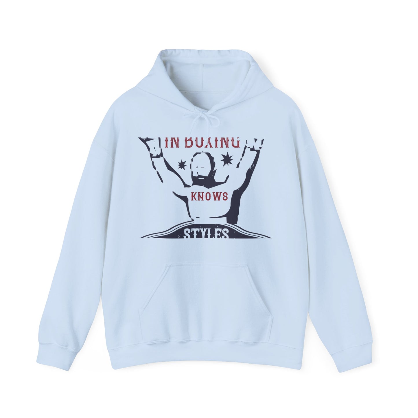 As everyone in boxing knows, styles makes fights-01 — Unisex Heavy Blend Hoodie (G18500)