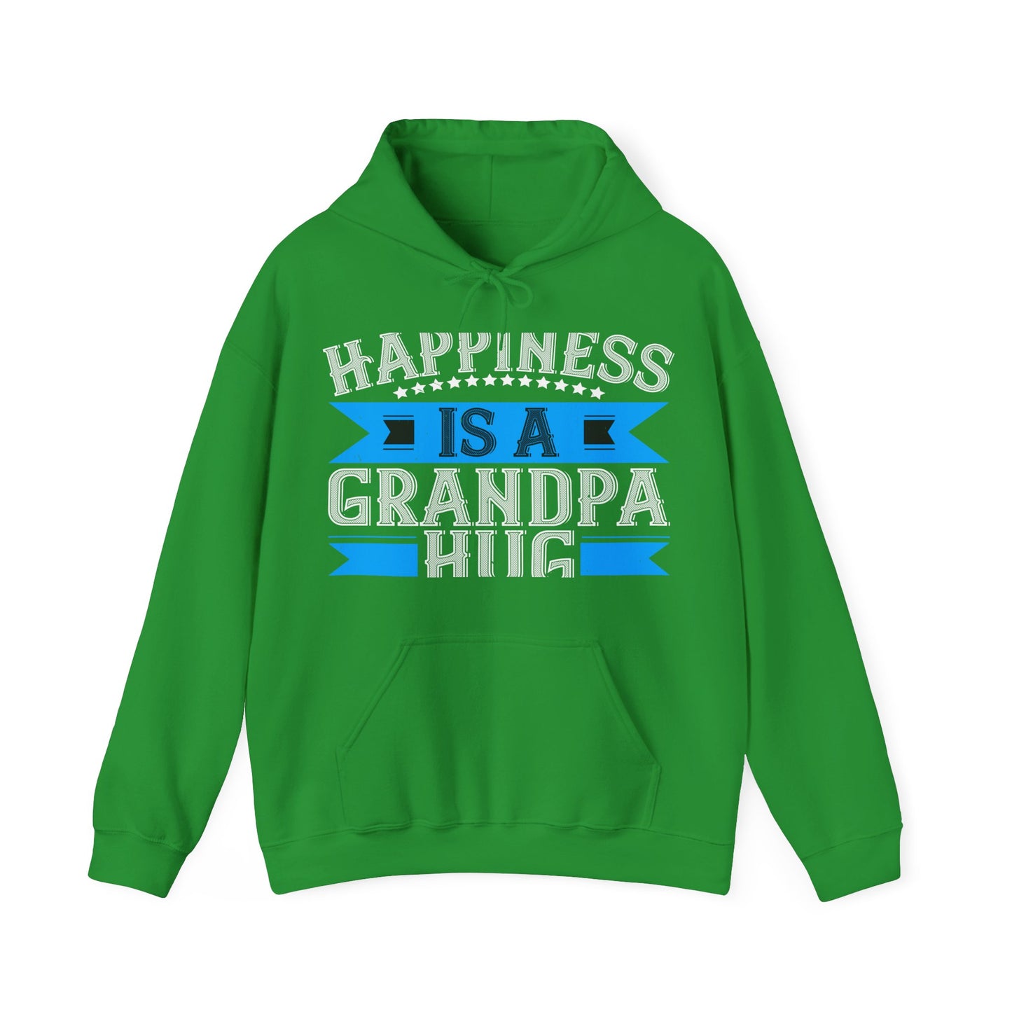 Happiness is a grandpa hug-01 — Unisex Heavy Blend Hoodie (G18500)