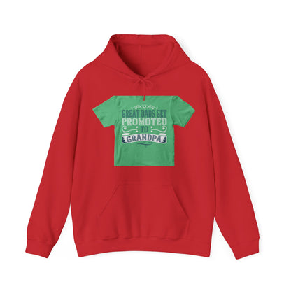 Great dads get promoted to grandpa-02 — Unisex Heavy Blend Hoodie (G18500)