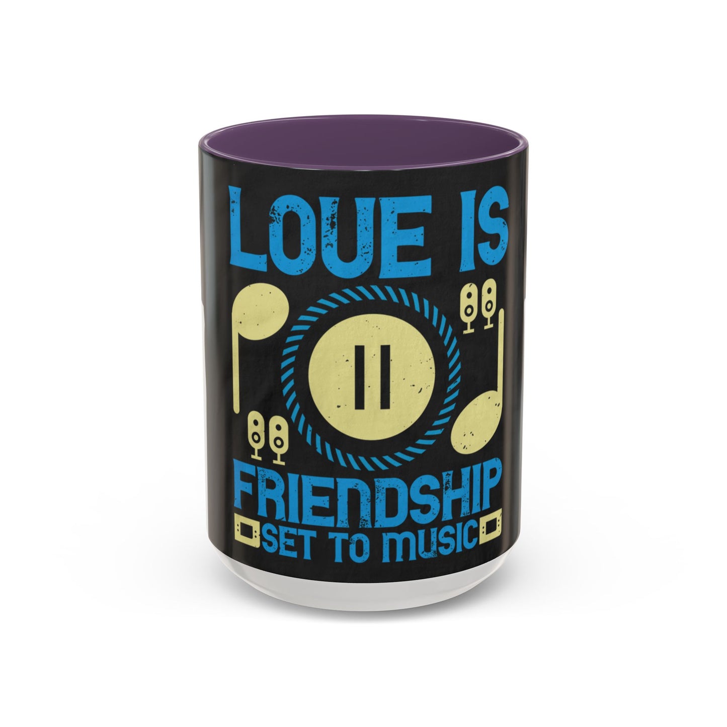 Love is friendship set to music — Accent Mug 11/15oz