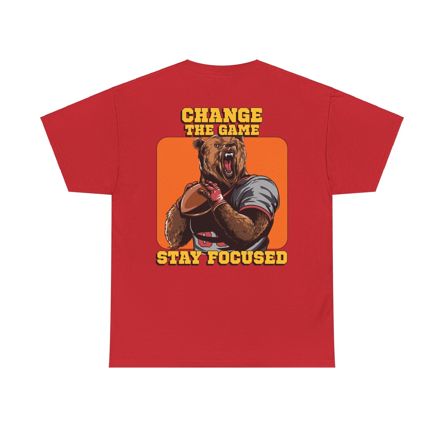 Stay Focused, Change the Game, Motivational Shirt, Inspirational Tee, Empowering Apparel.