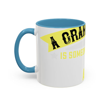 A grandfather is someone with silver-01 — Accent Mug 11/15oz