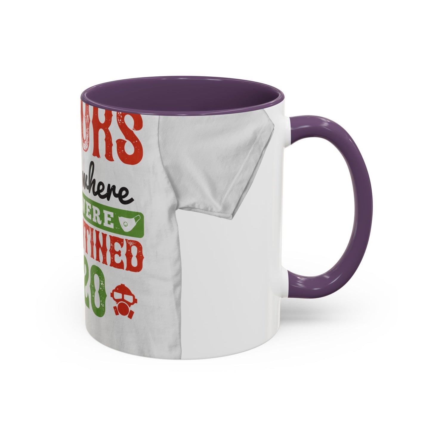 seniors the one where they were quarantined 2020 — Accent Mug 11/15oz