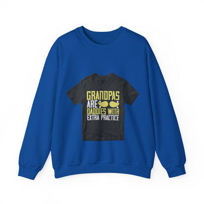 Grandpas are daddies with extra practice-2 — Unisex Heavy Blend Crewneck (G18000)