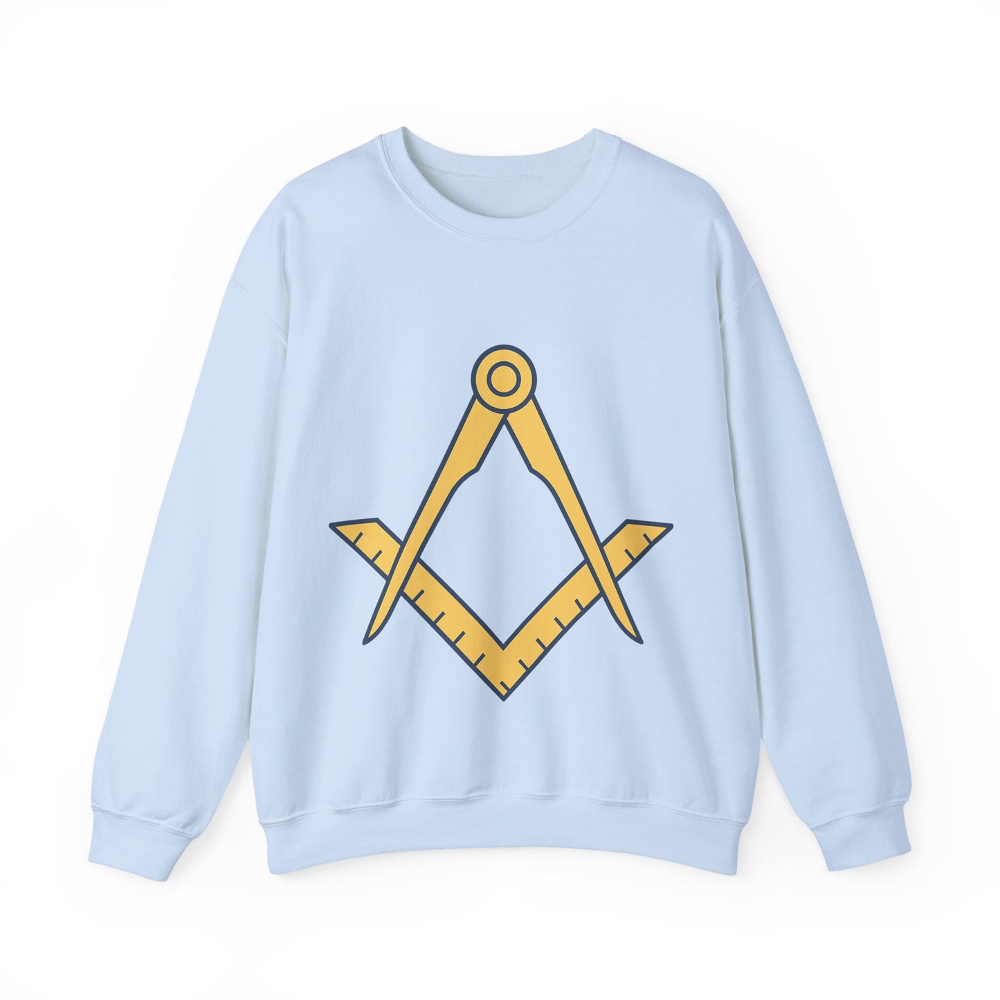 Plain Square and compass — Unisex Heavy Blend Crewneck (G18000)