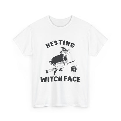 Resting Witch Face Halloween T-Shirt - Funny Witch Tee