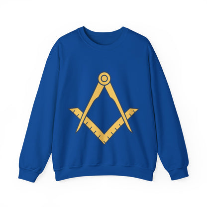 Plain Square and compass — Unisex Heavy Blend Crewneck (G18000)